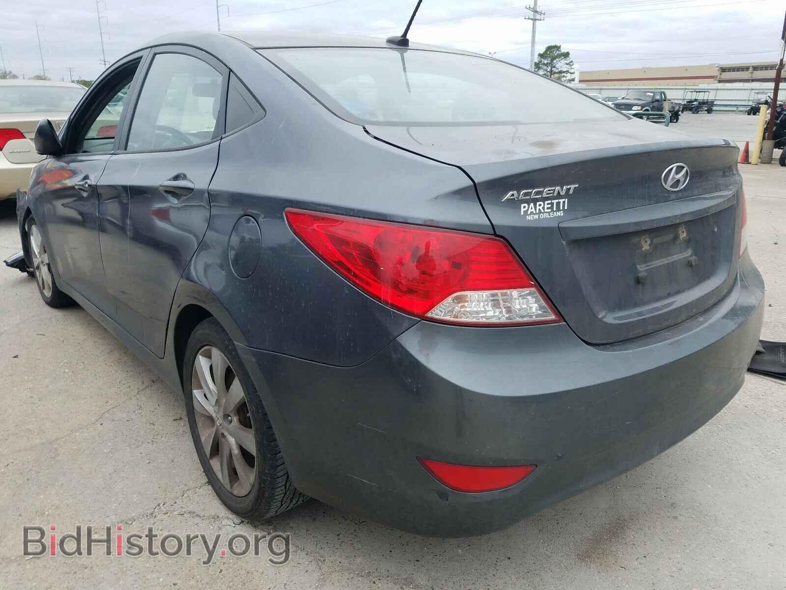 2012 HYUNDAI ACCENT - VIN: KMHCU4AE7CU224376 - Фото 3