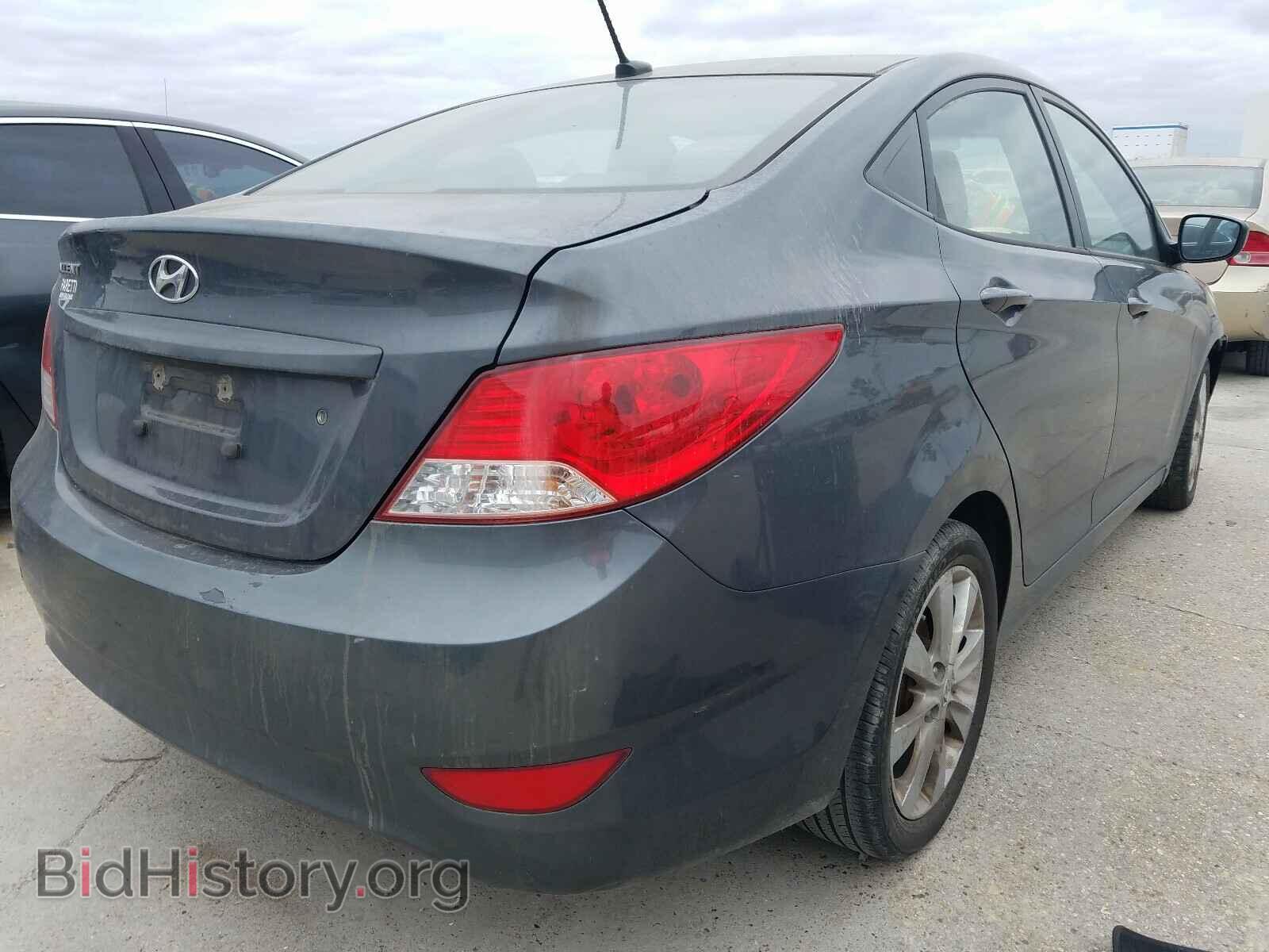 2012 HYUNDAI ACCENT - VIN: KMHCU4AE7CU224376 - Фото 4