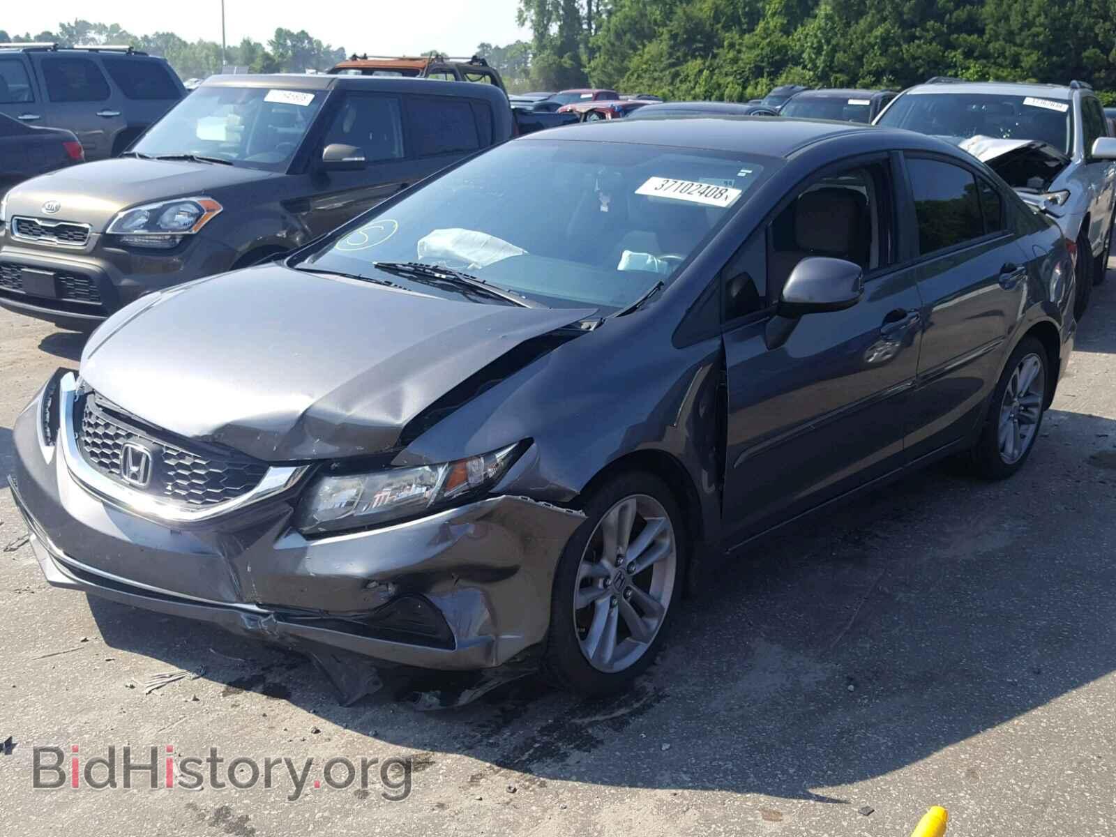2013 HONDA CIVIC - VIN: 2HGFB2F5XDH545015 - Фото 2