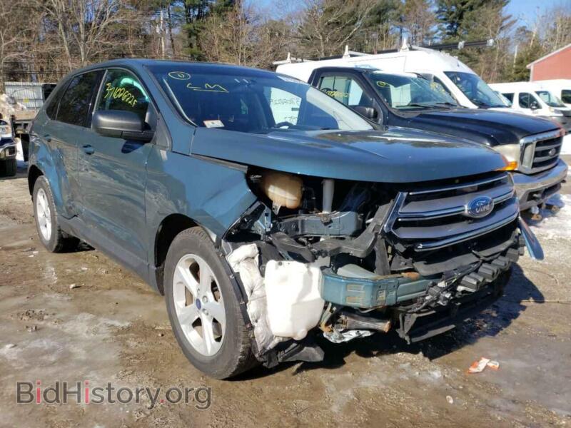 2016 Ford EDGE Edge SE (VIN 2FMPK4G95GBB29165) — photo 1 of 10, Copart, damage: front end