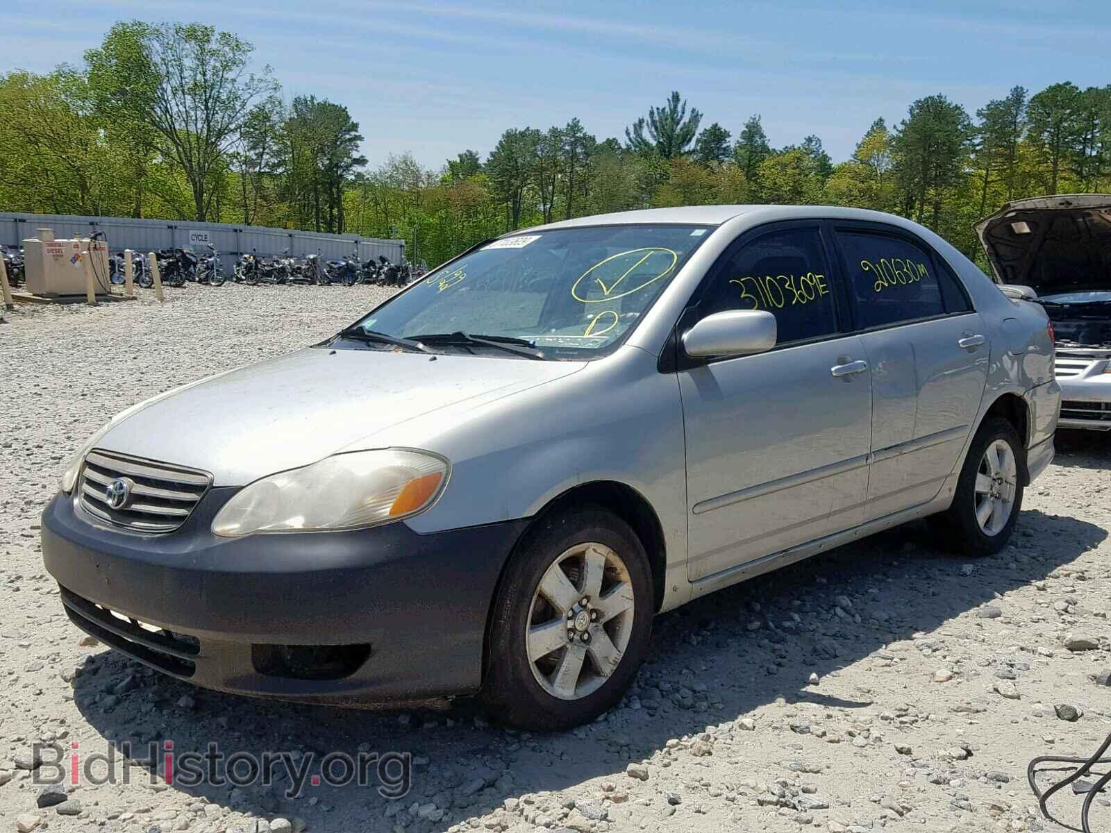 2003 TOYOTA COROLLA - VIN: 2T1BR32EX3C156159 - Фото 2