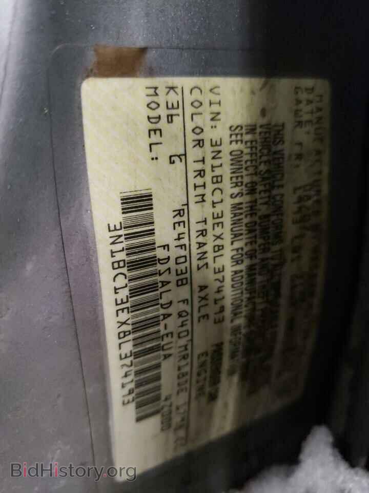 2008 NISSAN VERSA - VIN: 3N1BC13EX8L374193 - Фото 13