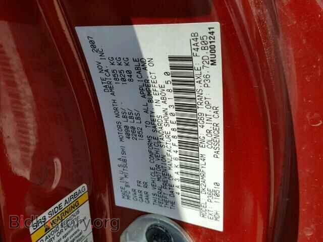 2008 MITSUBISHI ECLIPSE - VIN: 4A3AK64F88E031850 - Photo 10
