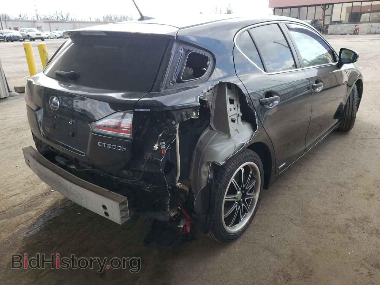 2012 LEXUS CT 200 - VIN: JTHKD5BH2C2072158 - Фото 4