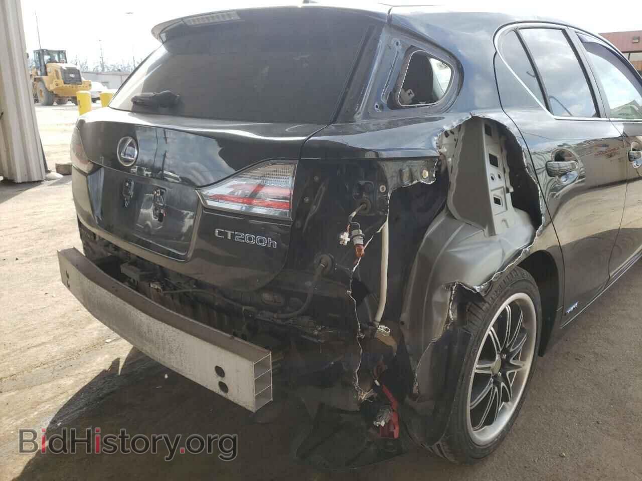 2012 LEXUS CT 200 - VIN: JTHKD5BH2C2072158 - Фото 9