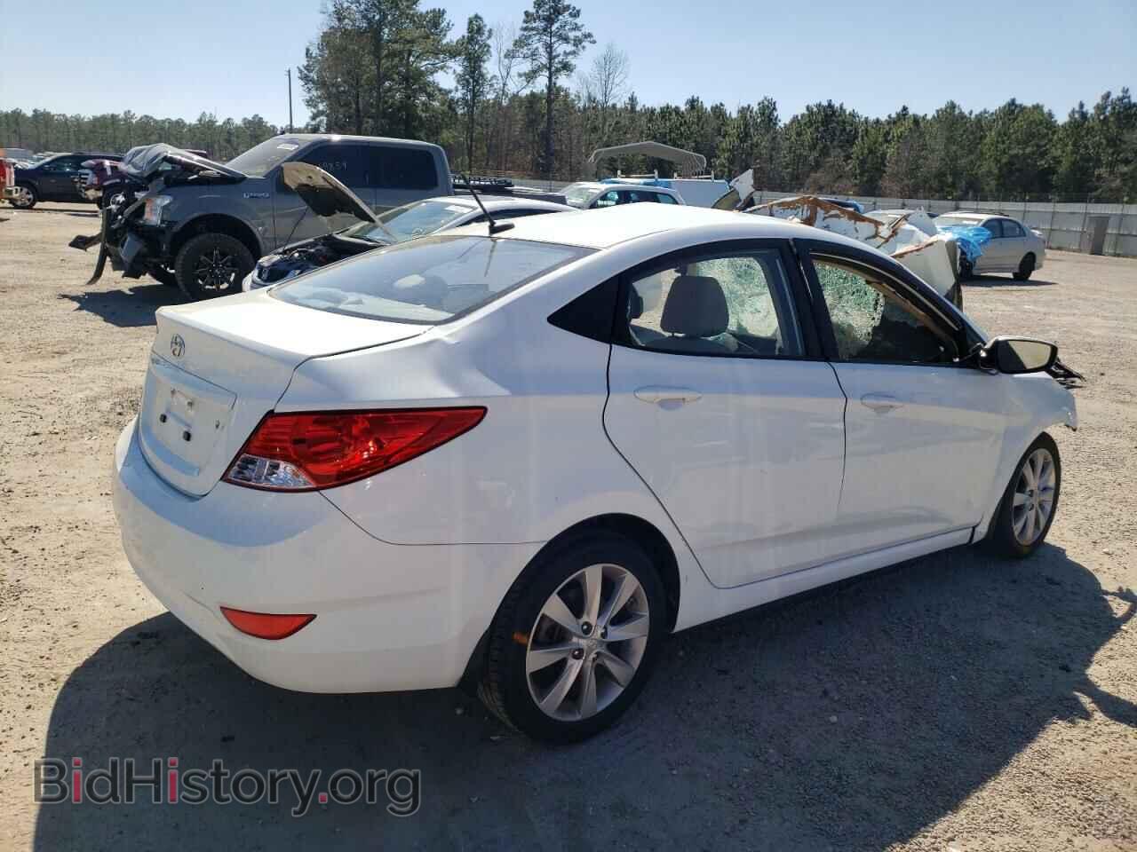 2013 HYUNDAI ACCENT - VIN: KMHCU4AE3DU423359 - Фото 4