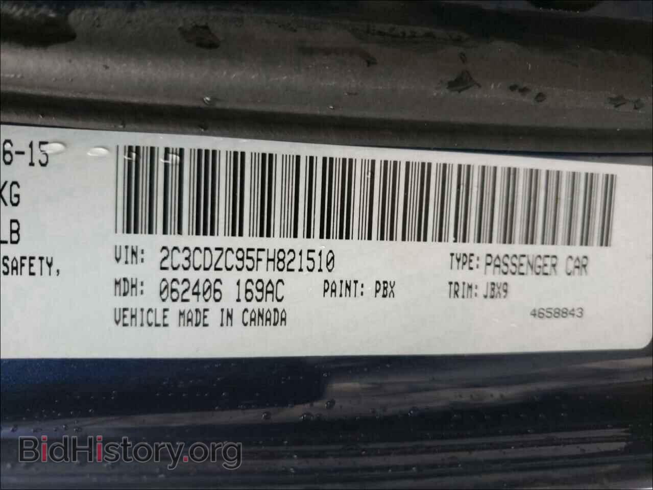 2015 DODGE CHALLENGER - VIN: 2C3CDZC95FH821510 - Photo 10