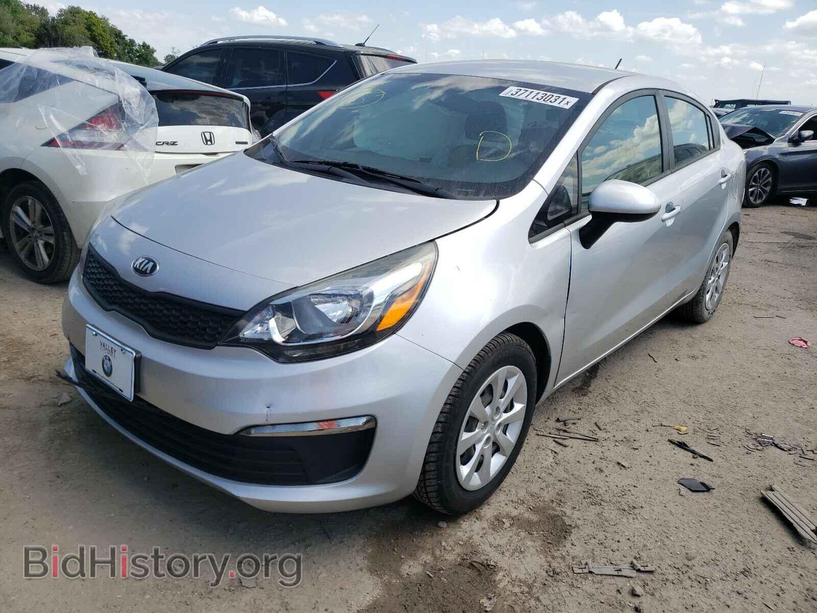 2016 KIA RIO - VIN: KNADM4A33G6695634 - Фото 2