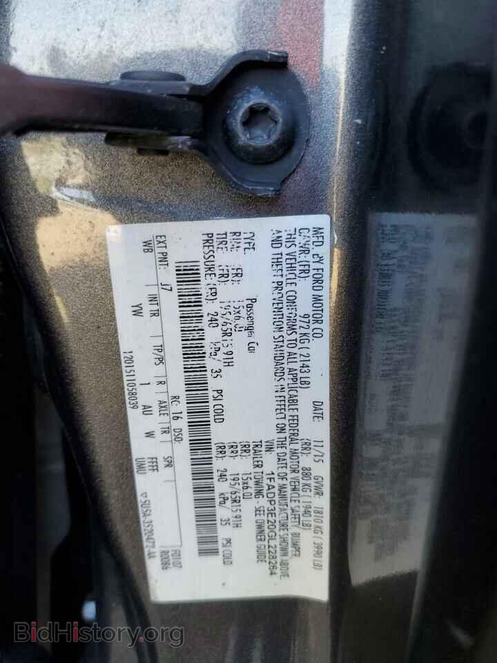 2016 FORD FOCUS - VIN: 1FADP3E20GL228264 - Photo 12