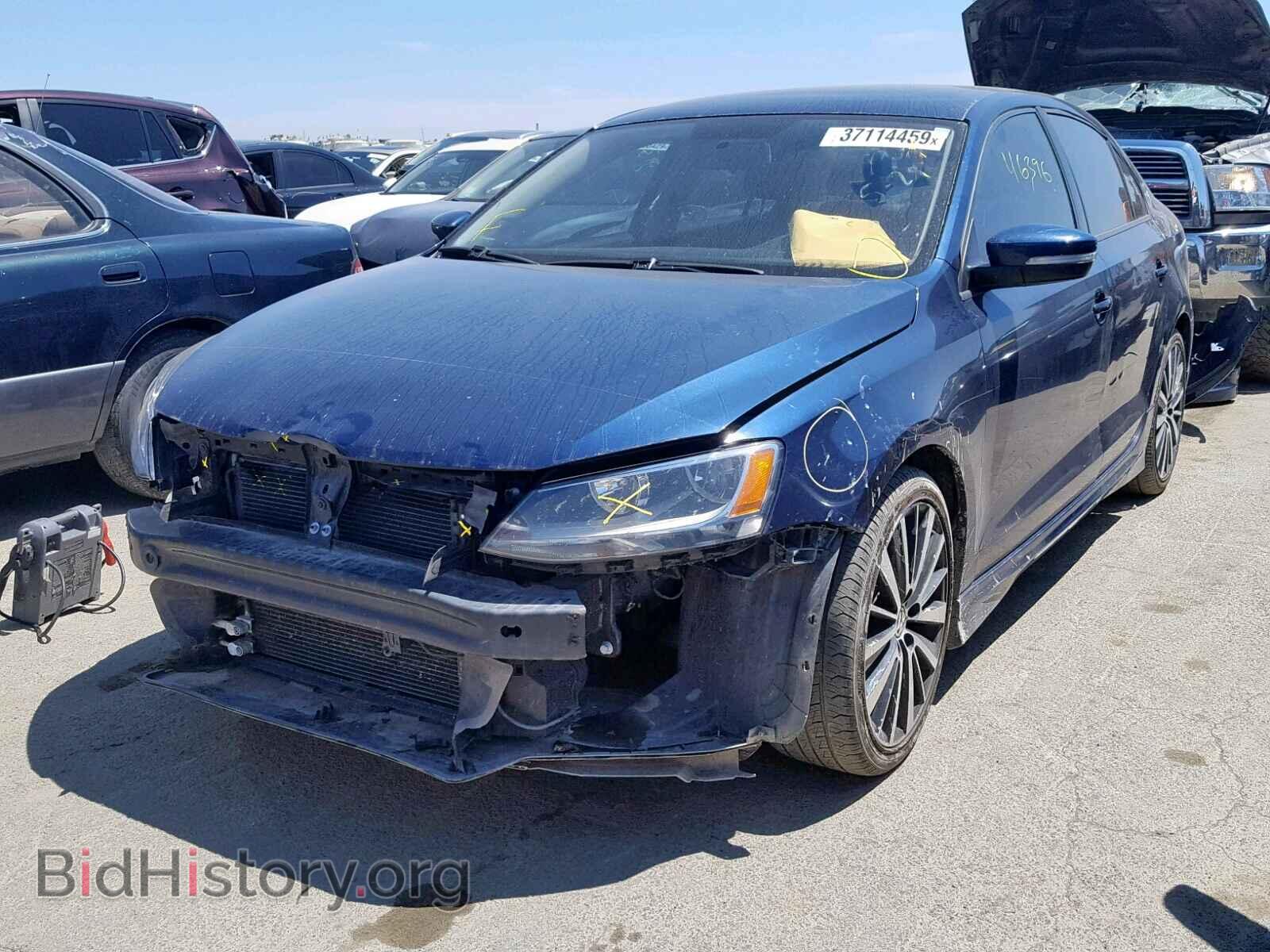 2014 VOLKSWAGEN JETTA - VIN: 3VWB07AJ8EM379727 - Фото 2
