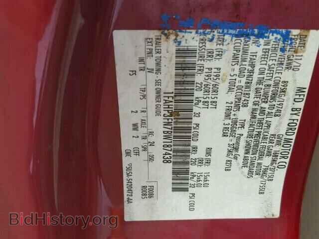 2011 FORD FOCUS - VIN: 1FAHP3FN7BW187438 - Фото 10