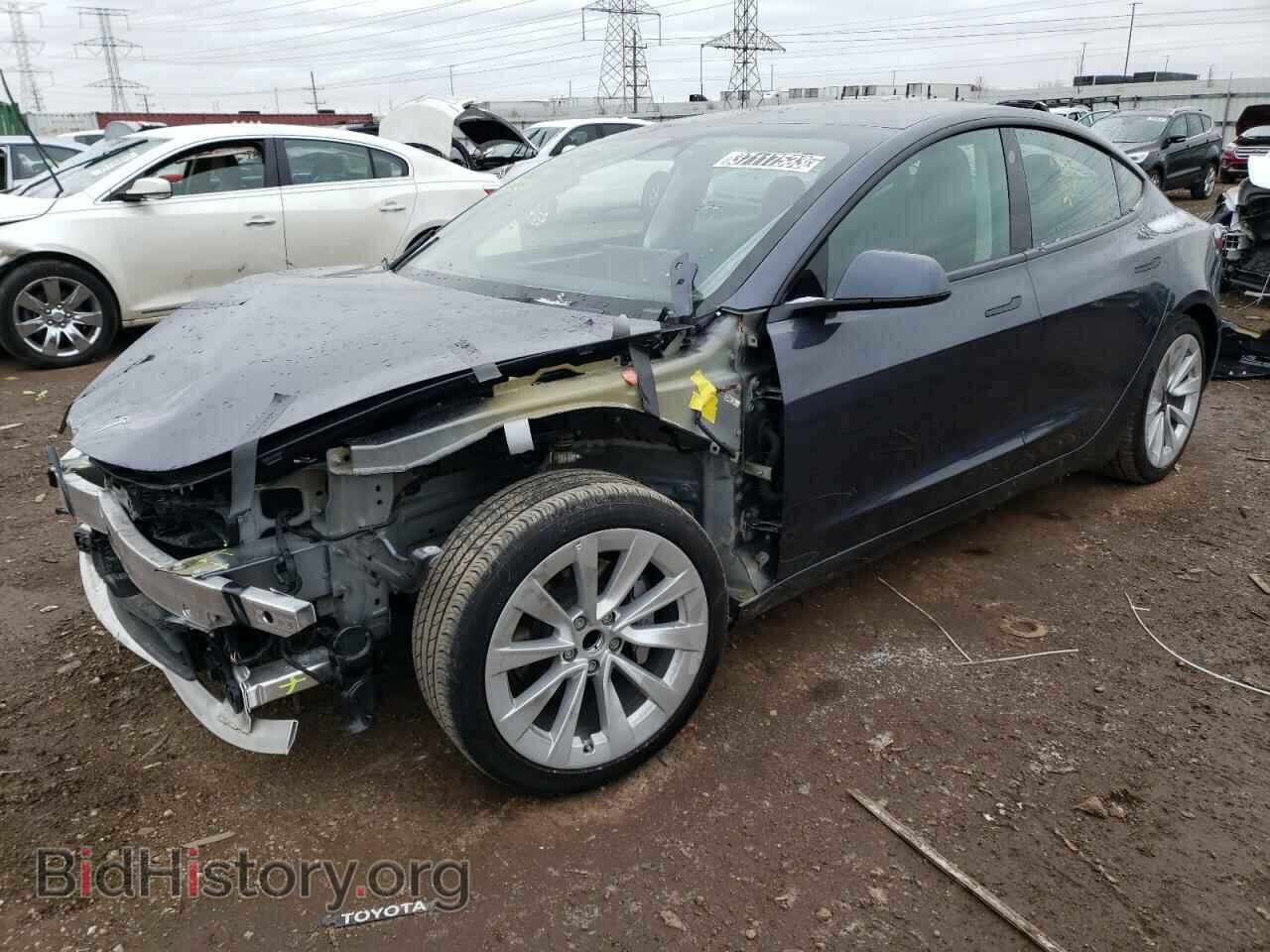 Photo 5YJ3E1EA6NF184956 - TESLA MODEL 3 2022