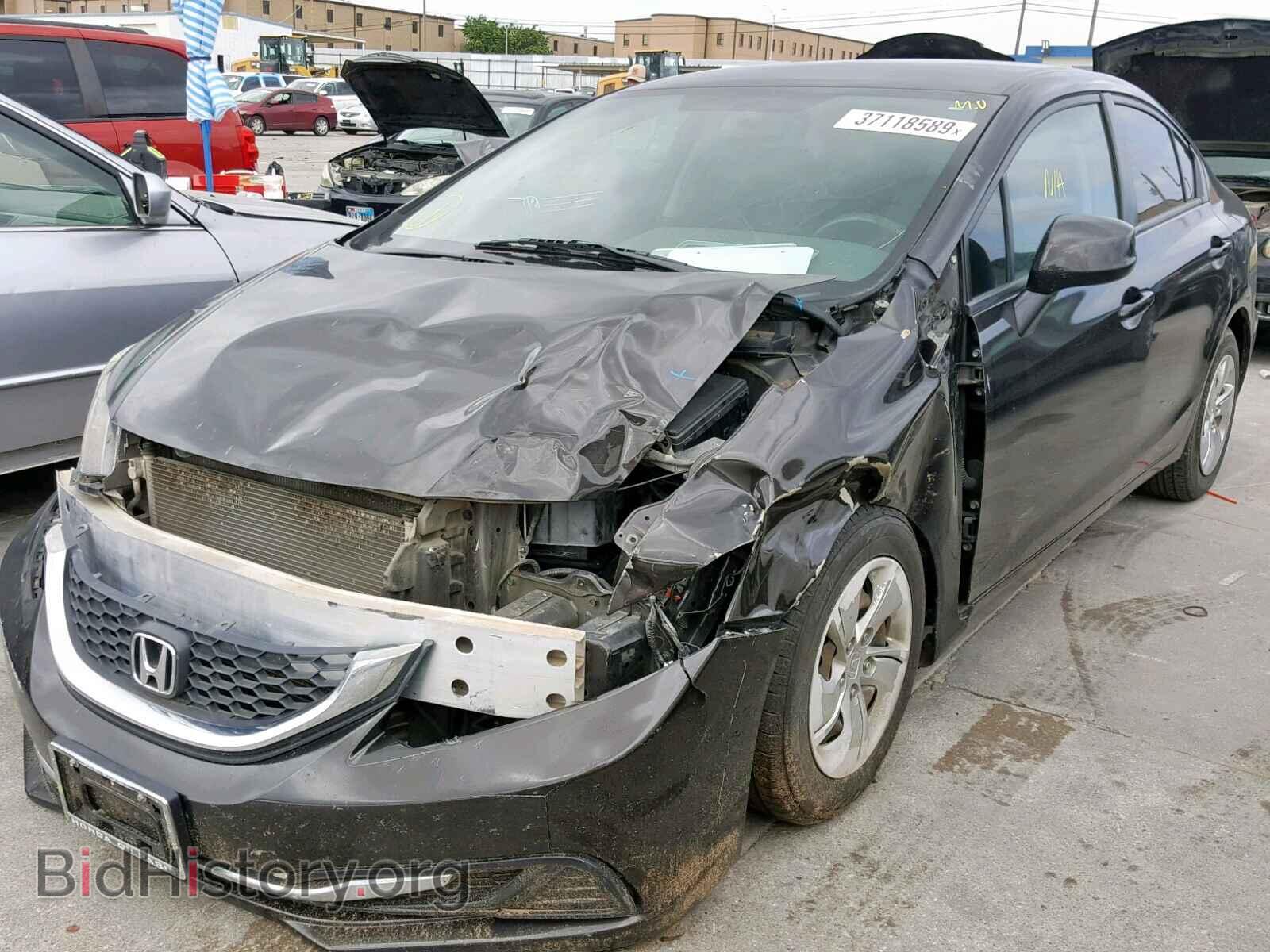 2013 HONDA CIVIC LX - VIN: 19XFB2F57DE068098 - Фото 2