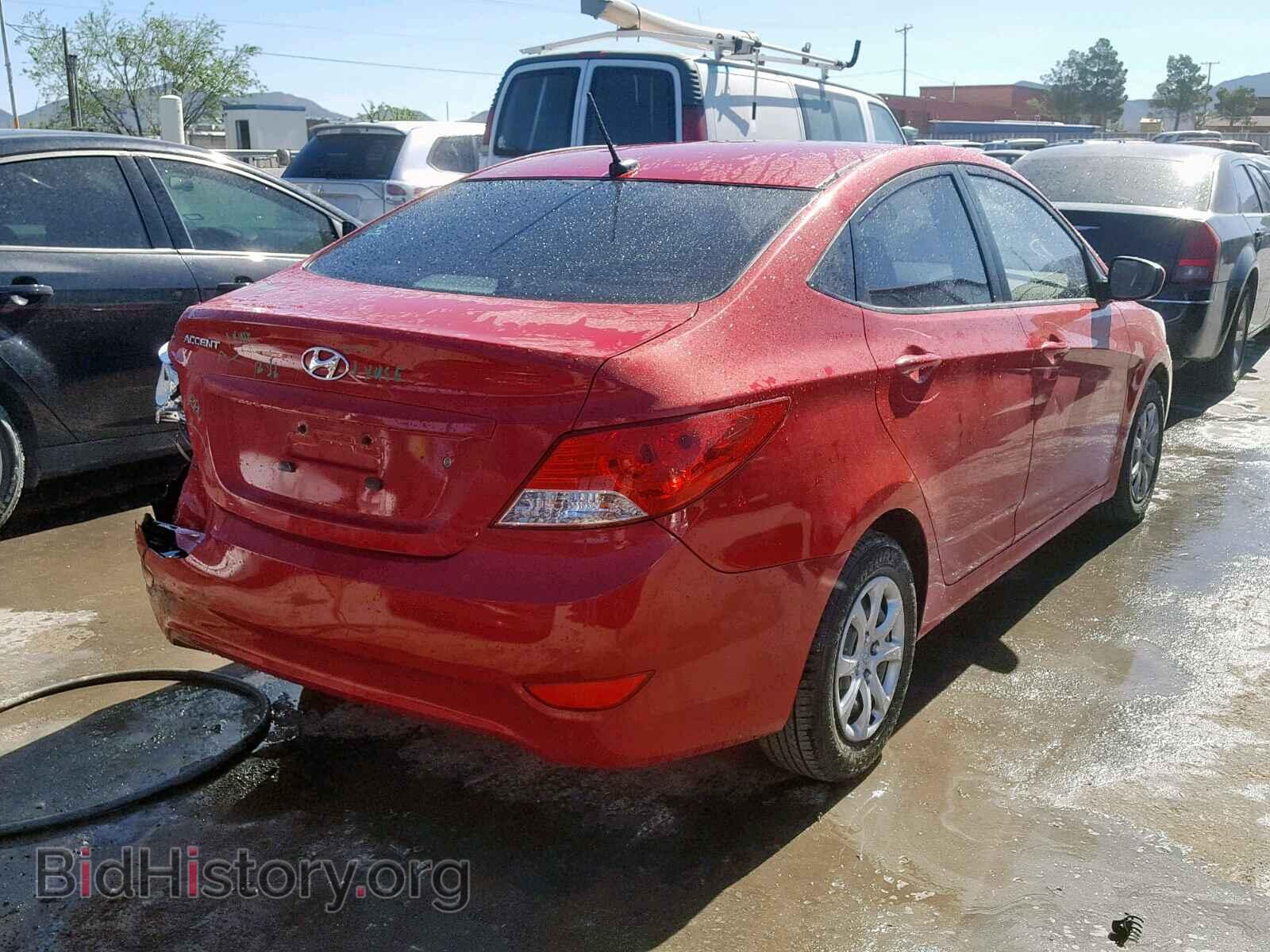 2014 HYUNDAI ACCENT - VIN: KMHCT4AE9EU732614 - Фото 4