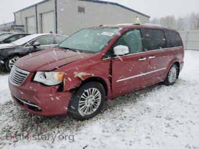 2011 Chrysler MINIVAN Limited, бордовый — VIN 2A4RR6DG5BR652963, Copart
