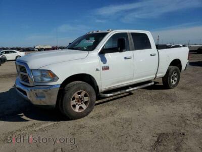 2012 Dodge RAM 2500 SLT, белый — VIN 3C6UD5DL5CG283512, Copart