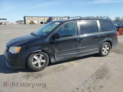 2013 Dodge CARAVAN Grand Cara, black — VIN 2C4RDGCGXDR627555, Copart