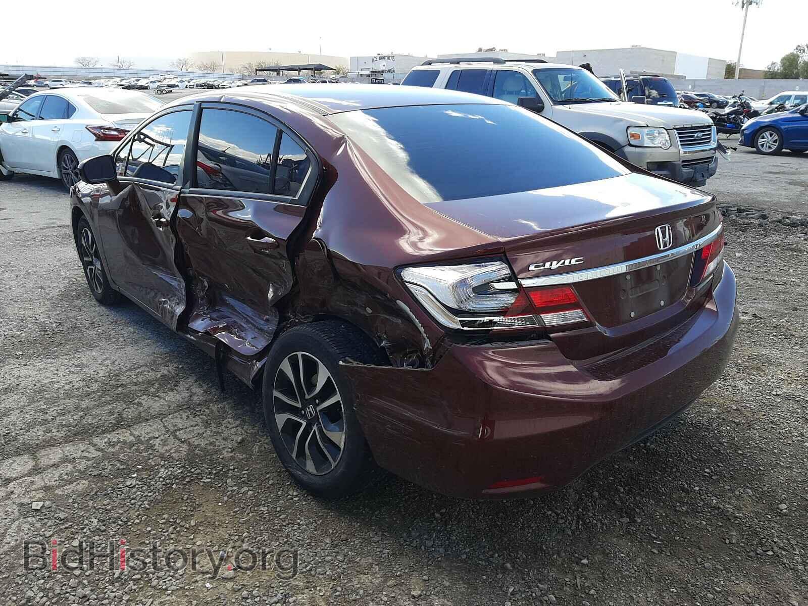 2014 HONDA CIVIC - VIN: 19XFB2F89EE051492 - Фото 3
