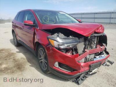 2020 Ford EDGE Edge Titan, красный — VIN 2FMPK4K99LBA05756, Copart