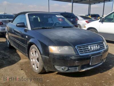 2006 Audi A4 A4 1.8 Cab, черный — VIN WAUAC48H46K011722, Copart