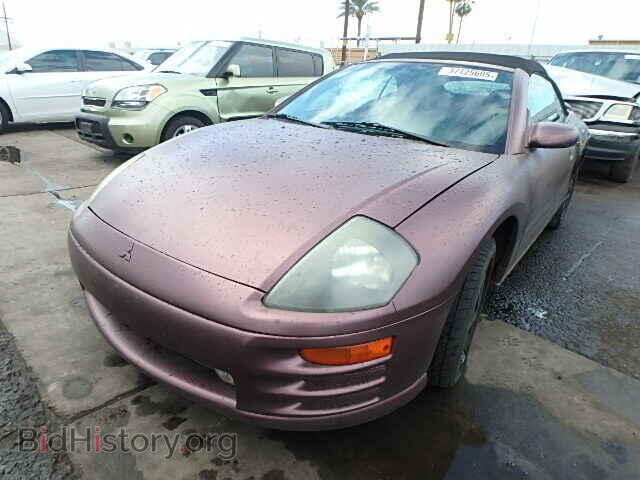 2002 MITSUBISHI ECLIPSE - VIN: 4A3AE45G92E064351 - Фото 2