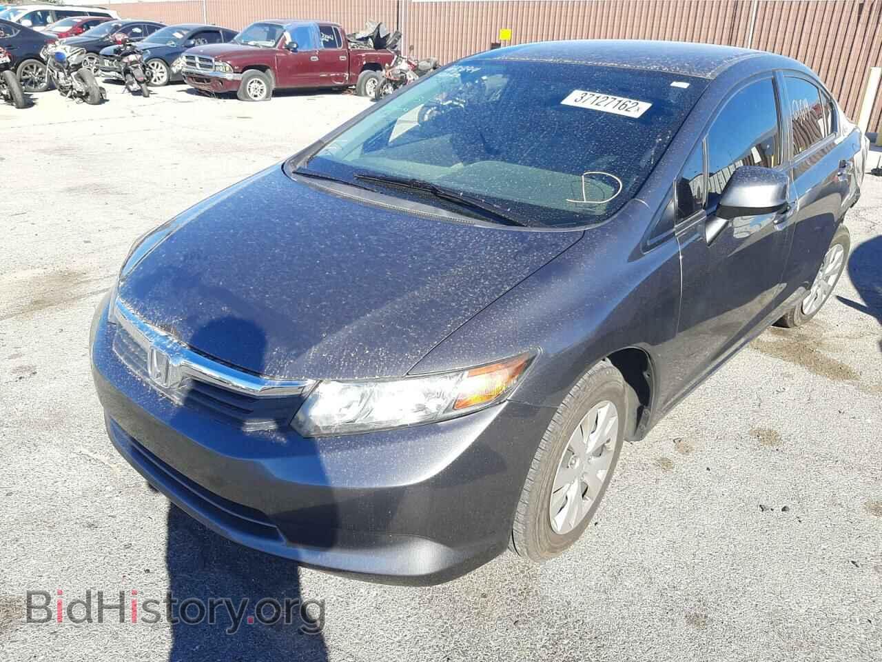 2012 HONDA CIVIC - VIN: 2HGFB2F57CH325197 - Фото 2