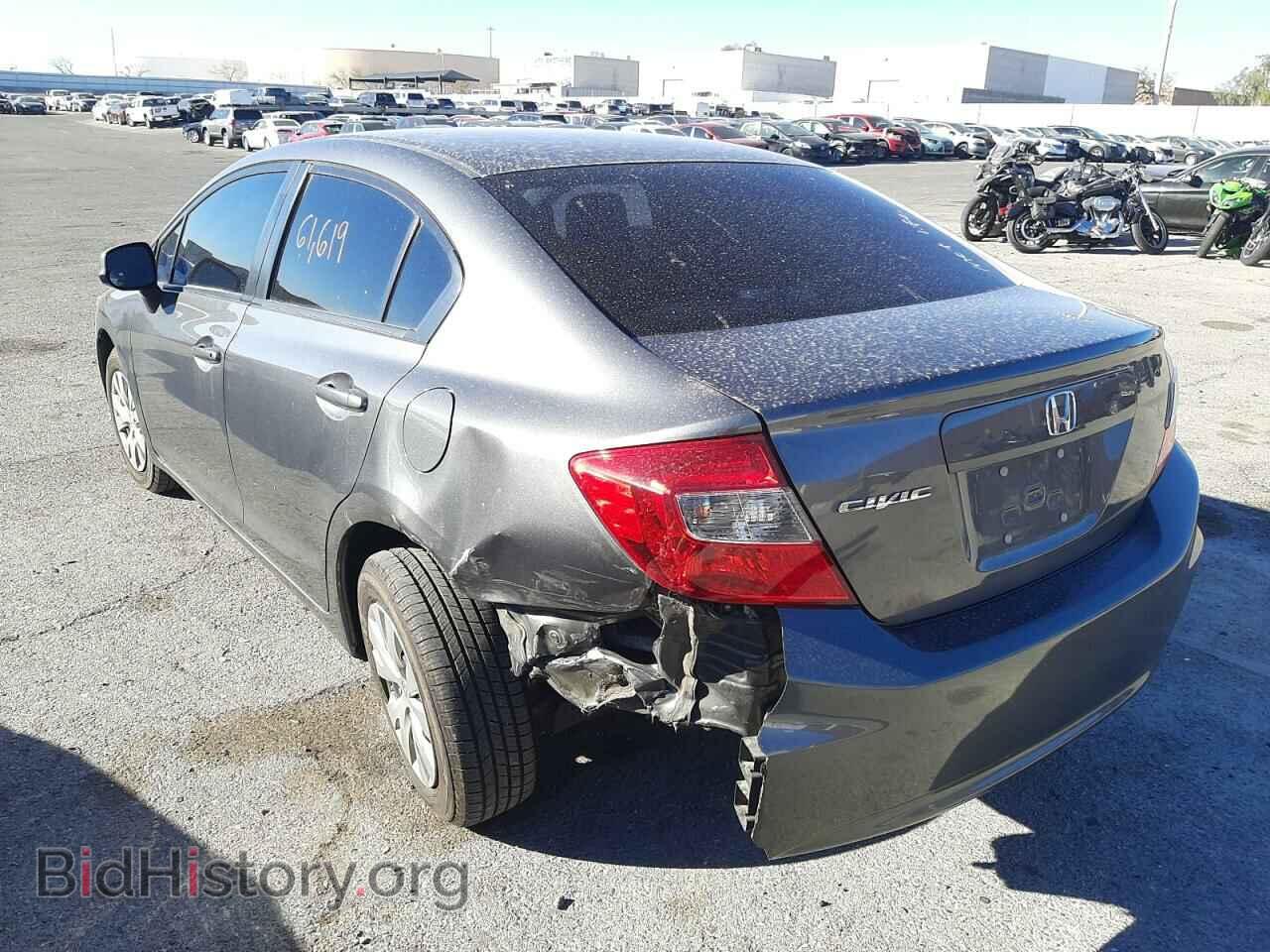 2012 HONDA CIVIC - VIN: 2HGFB2F57CH325197 - Фото 3