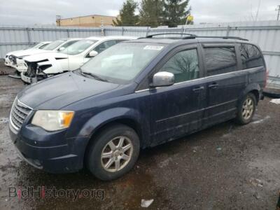 2008 Chrysler MINIVAN Town & COU, синий — VIN 2A8HR54PX8R811909, Copart