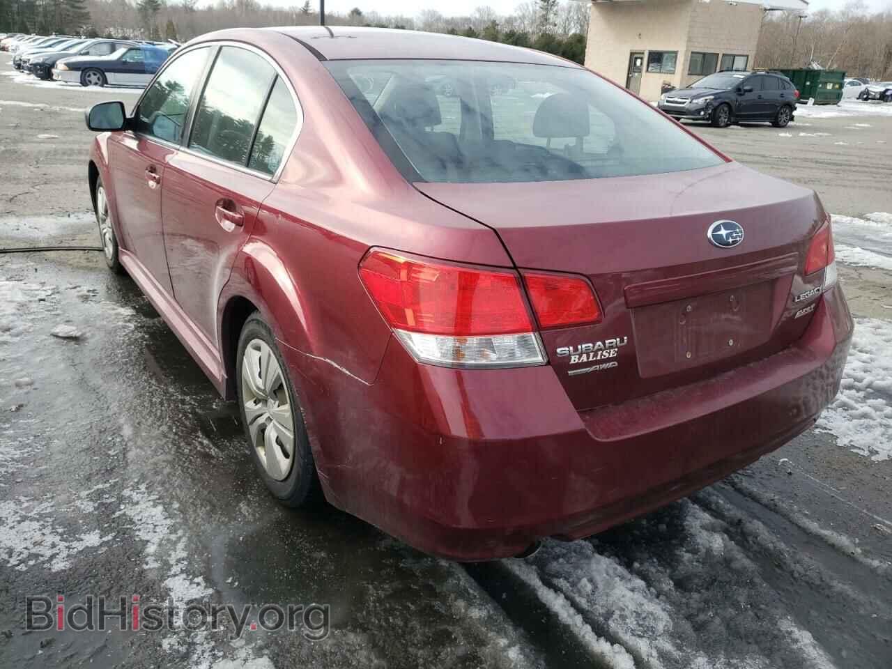 2012 SUBARU LEGACY - VIN: 4S3BMBA69C3002084 - Фото 3