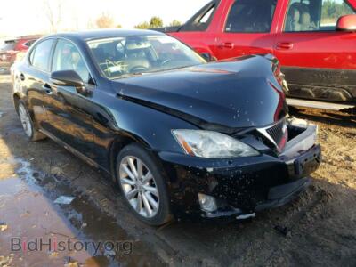 2010 Lexus IS IS 250, черный — VIN JTHCF5C26A2033045, Copart