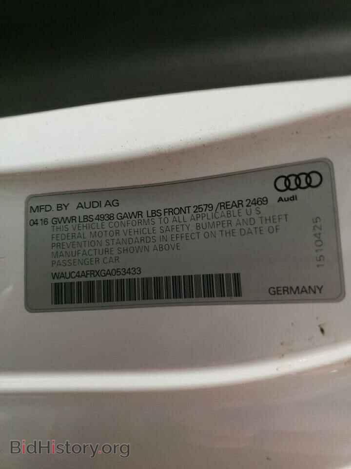 2016 AUDI S5/RS5 - VIN: WAUC4AFRXGA053433 - Фото 12