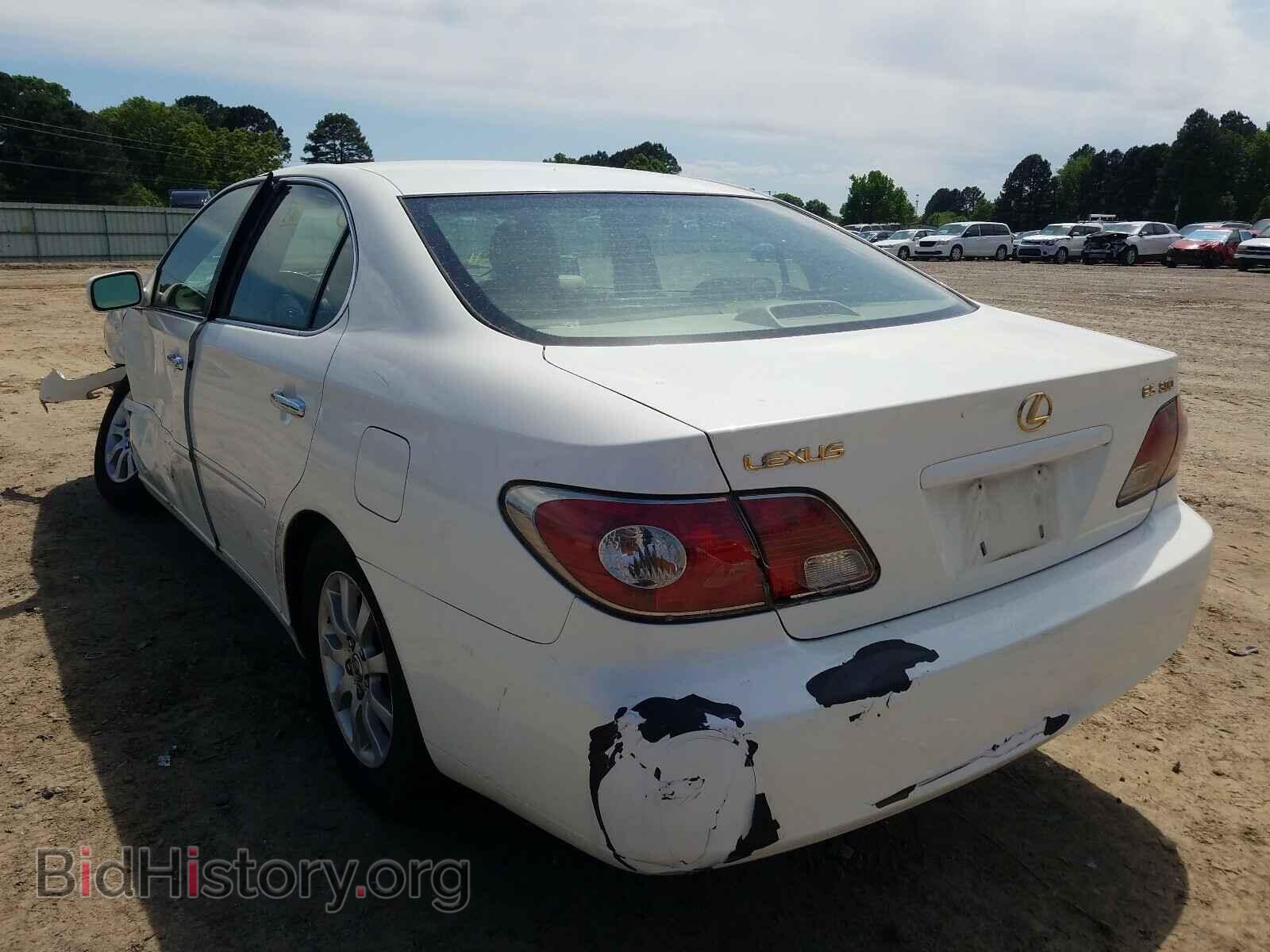 2003 LEXUS ES300 - VIN: JTHBF30G430103110 - Фото 3