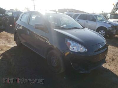 2014 Mitsubishi MIRAGE Mirage DE, черный — VIN ML32A3HJ9EH023633, Copart
