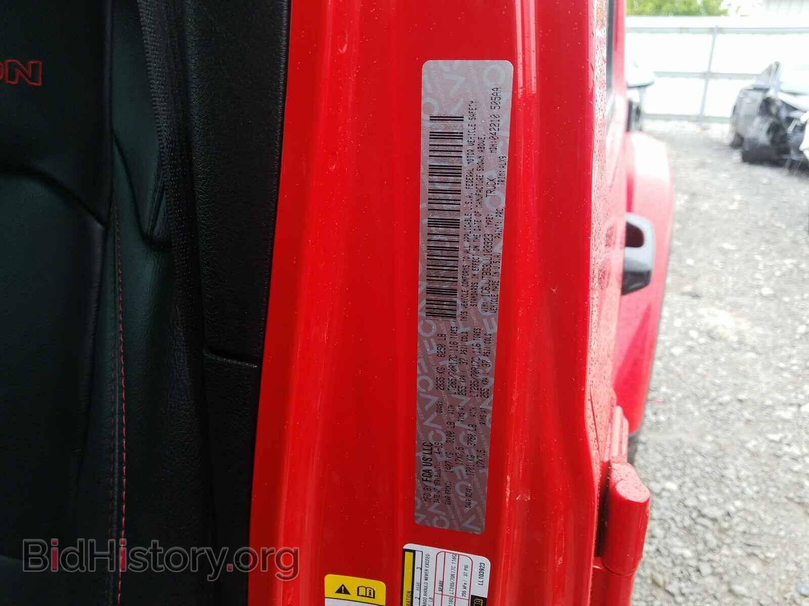 2020 JEEP GLADIATOR - VIN: 1C6JJTBG3LL103923 - Фото 10