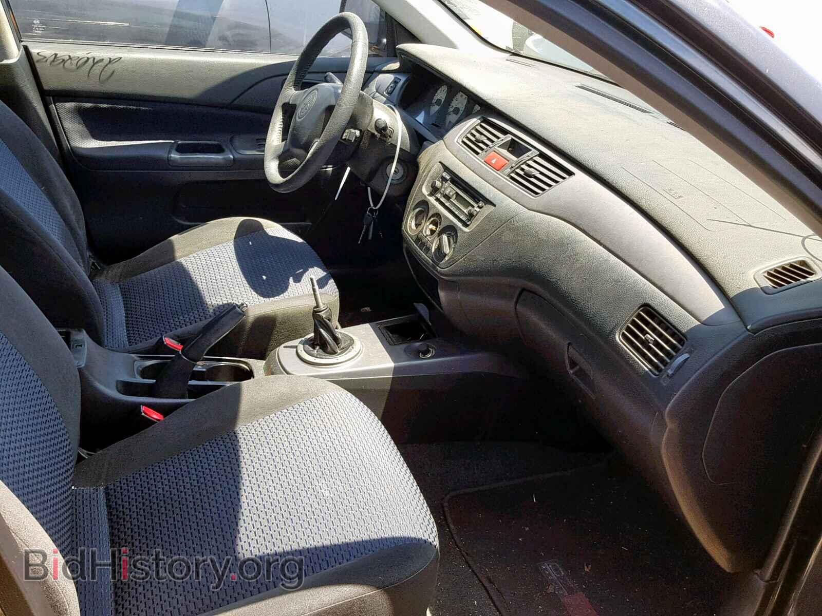 2002 MITSUBISHI LANCER - VIN: JA3AJ86E42U012116 - Photo 5