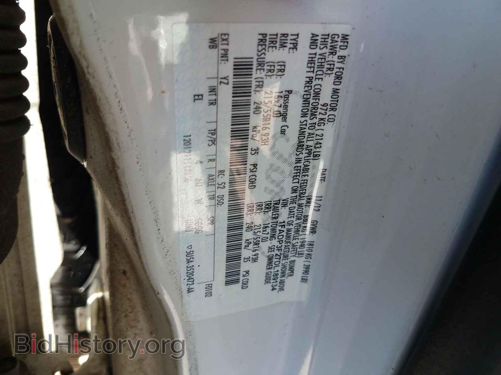 2013 FORD FOCUS - VIN: 1FADP3F27DL189134 - Photo 10