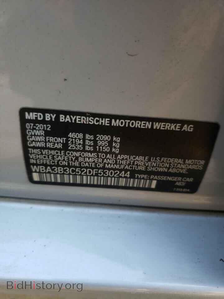 2013 BMW 3 SERIES - VIN: WBA3B3C52DF530244 - Фото 10
