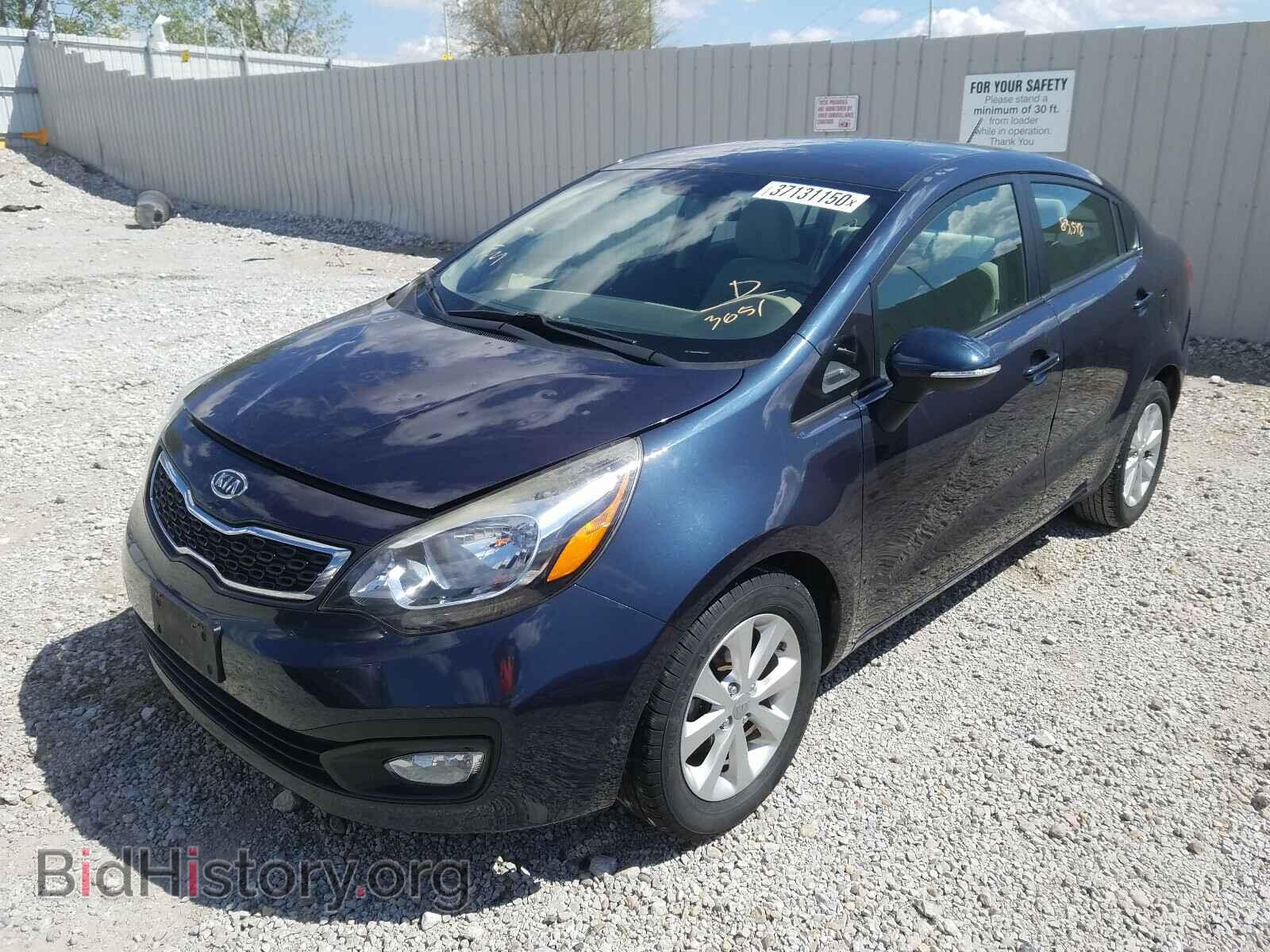 2013 KIA RIO - VIN: KNADN4A38D6113651 - Фото 2