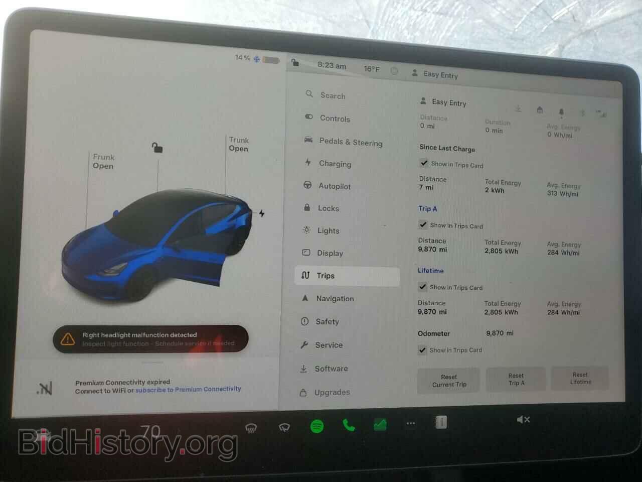 2023 TESLA MODEL 3 - VIN: 5YJ3E1EC3PF589936 - Фото 9
