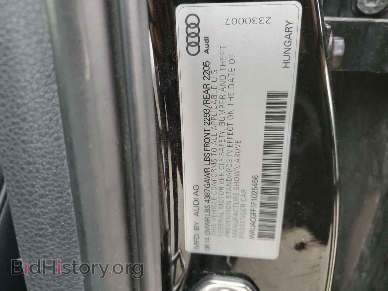 2015 AUDI A3 - VIN: WAUACGFF1F1025456 - Фото 12
