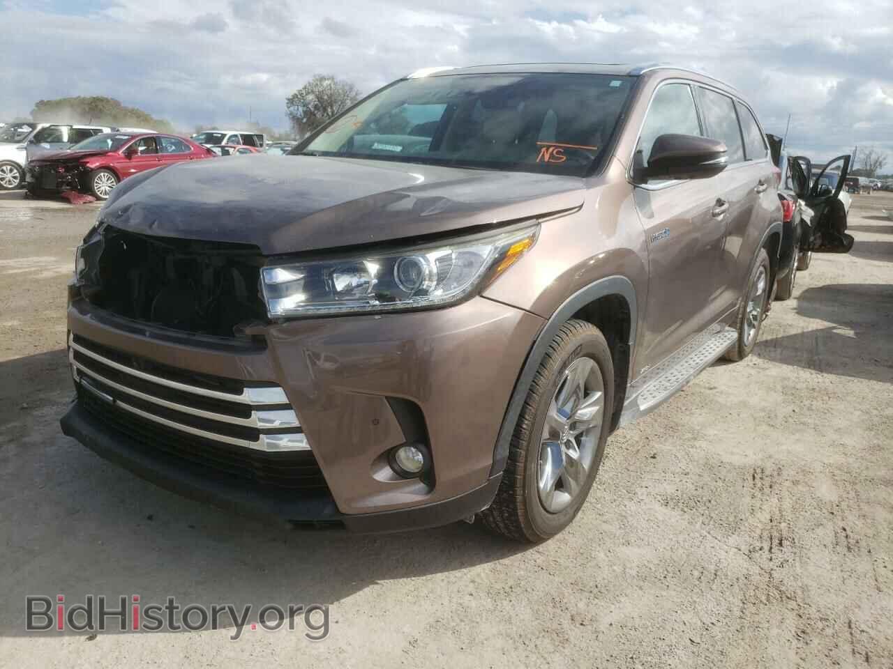 2017 TOYOTA HIGHLANDER - VIN: 5TDDGRFH7HS036100 - Фото 2