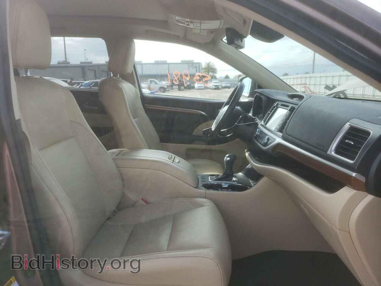2017 TOYOTA HIGHLANDER - VIN: 5TDDGRFH7HS036100 - Фото 5