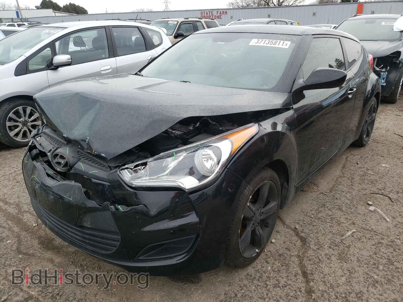 2012 HYUNDAI VELOSTER - VIN: KMHTC6AD2CU077146 - Фото 2