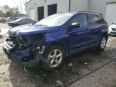 2015 Ford EDGE Edge SE, синий — VIN 2FMTK3G93FBC24637, Copart