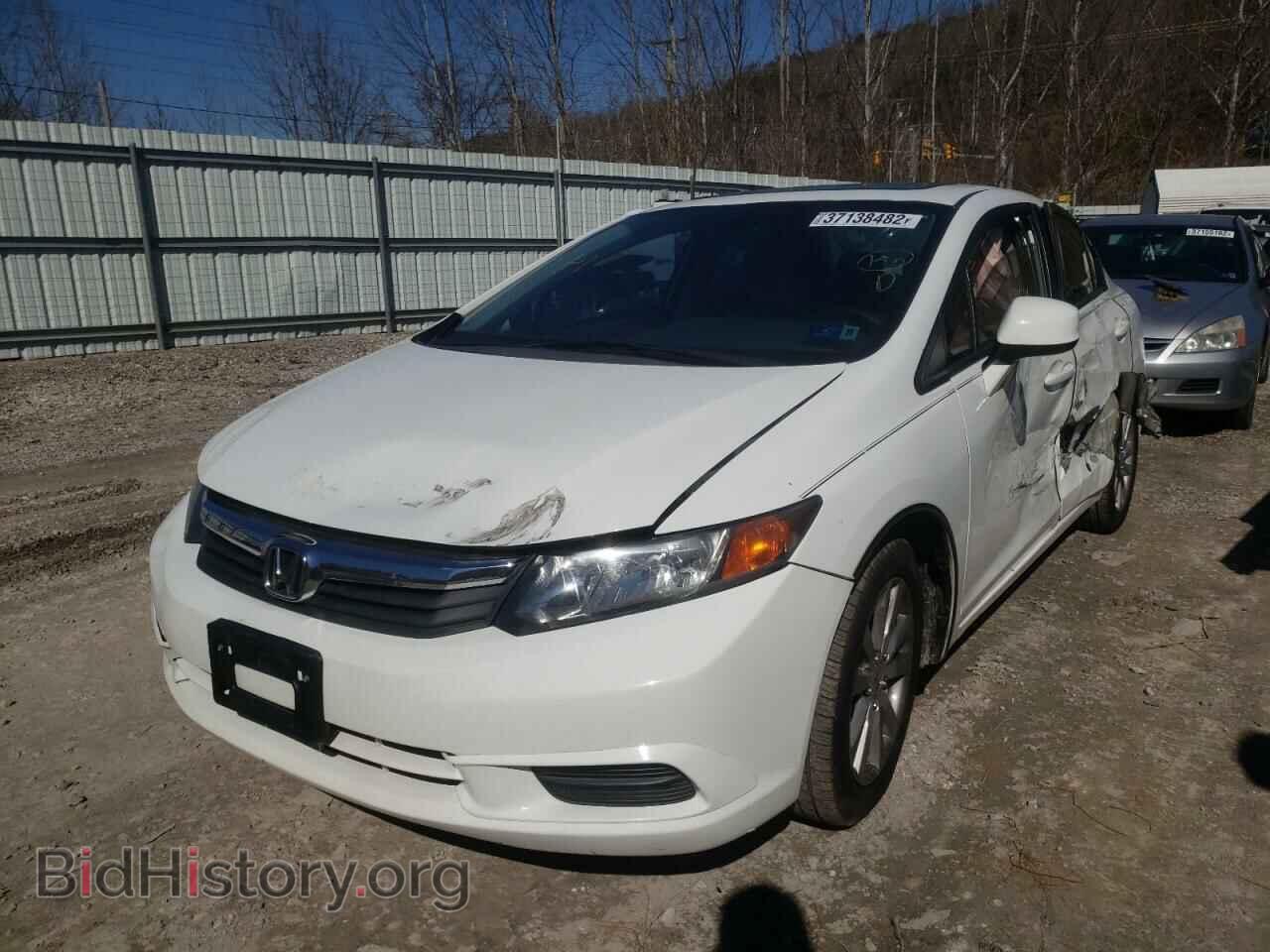 2012 HONDA CIVIC - VIN: 2HGFB2F83CH545706 - Фото 2