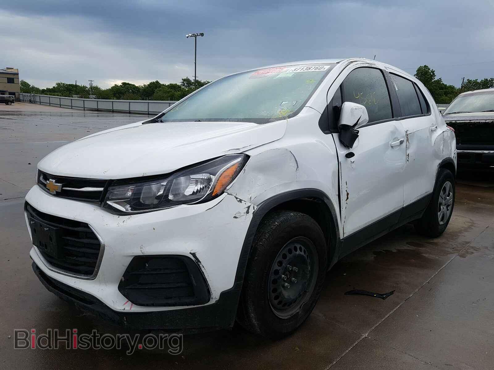 2018 CHEVROLET TRAX - VIN: KL7CJKSB7JB628497 - Фото 2