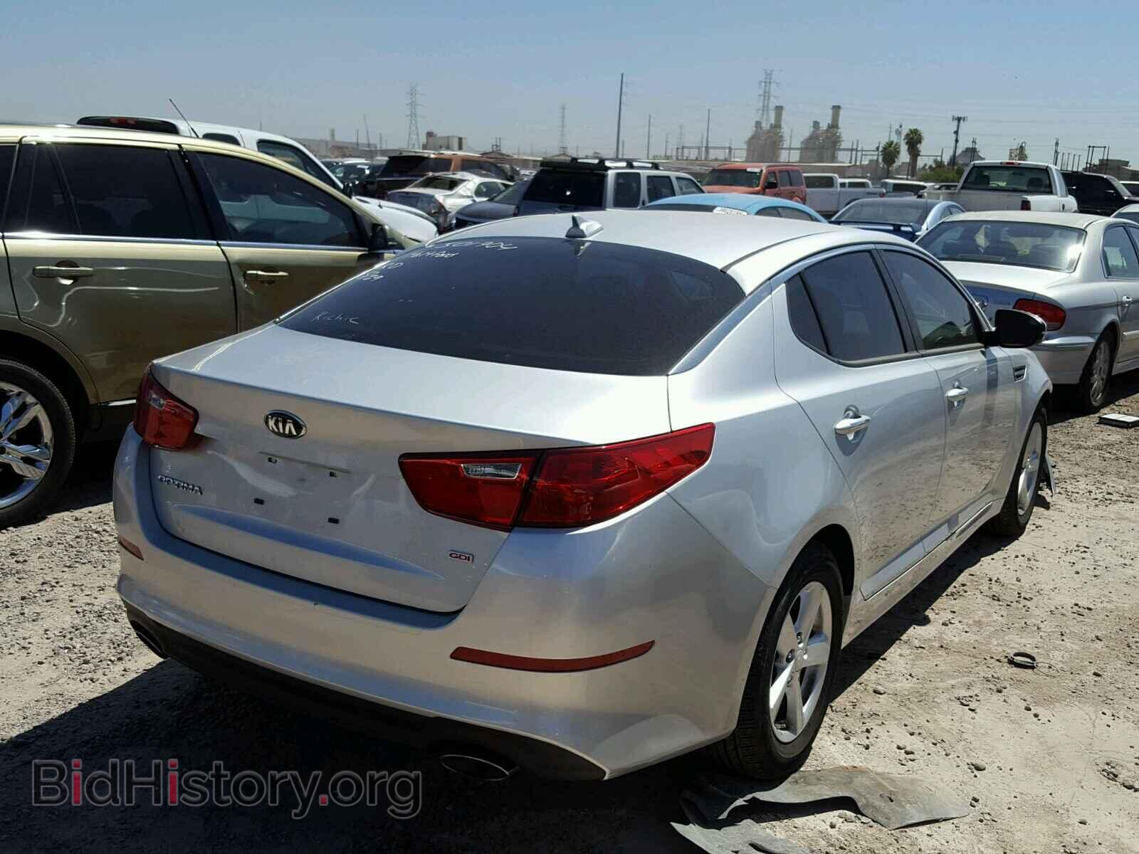 2014 KIA OPTIMA - VIN: KNAGM4A75E5473860 - Фото 4