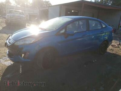 2012 Ford FIESTA SE, blue — VIN 3FADP4BJ8CM184461, Copart