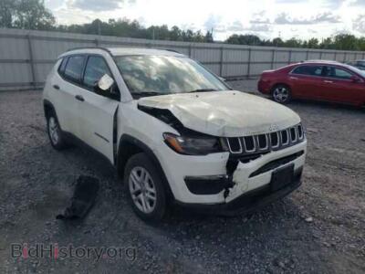 2017 Jeep COMPASS Compass SP, белый — VIN 3C4NJCAB0HT672577, Copart