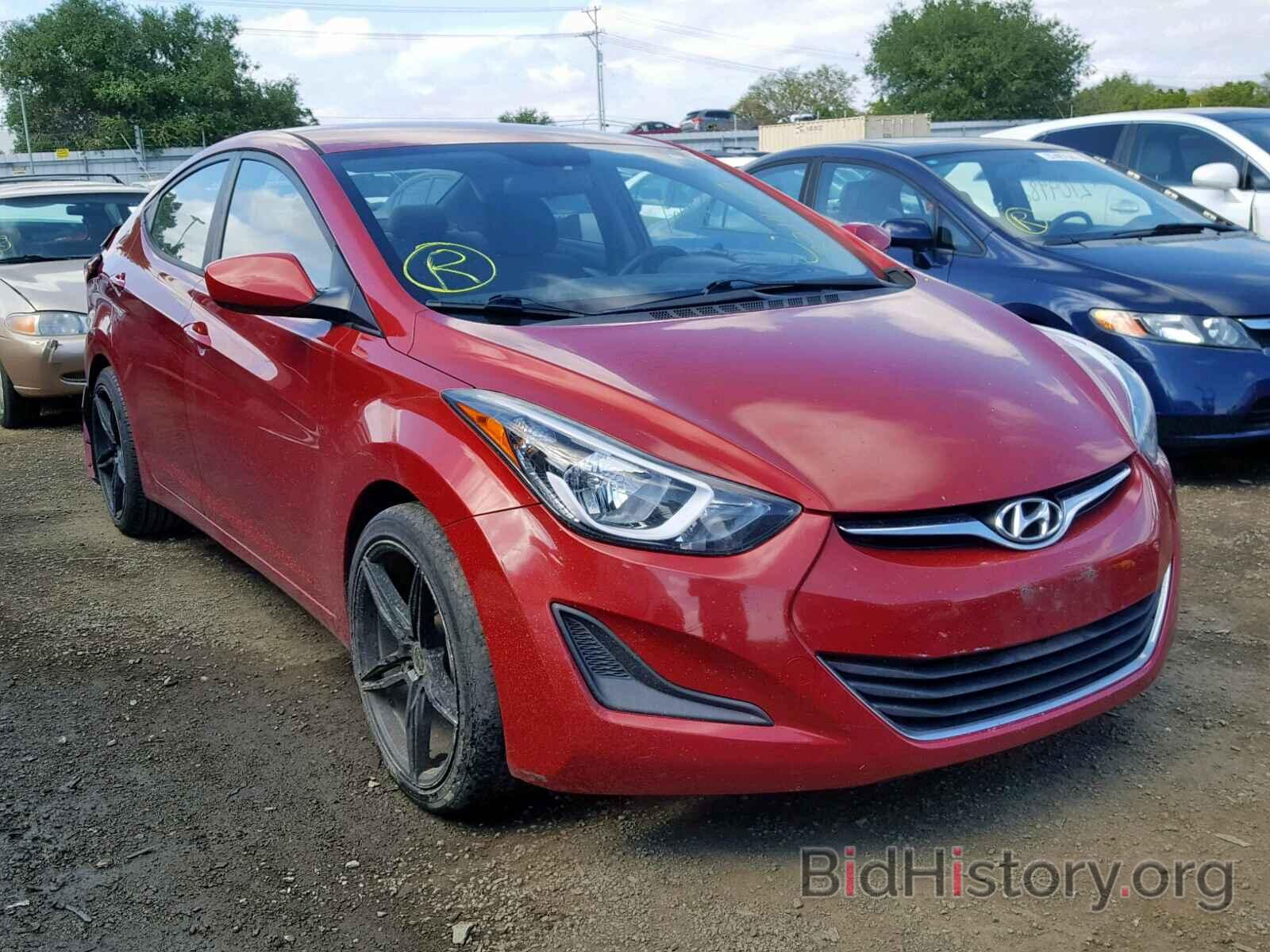 Фотография KMHDH4AE5GU624015 - HYUNDAI ELANTRA 2016